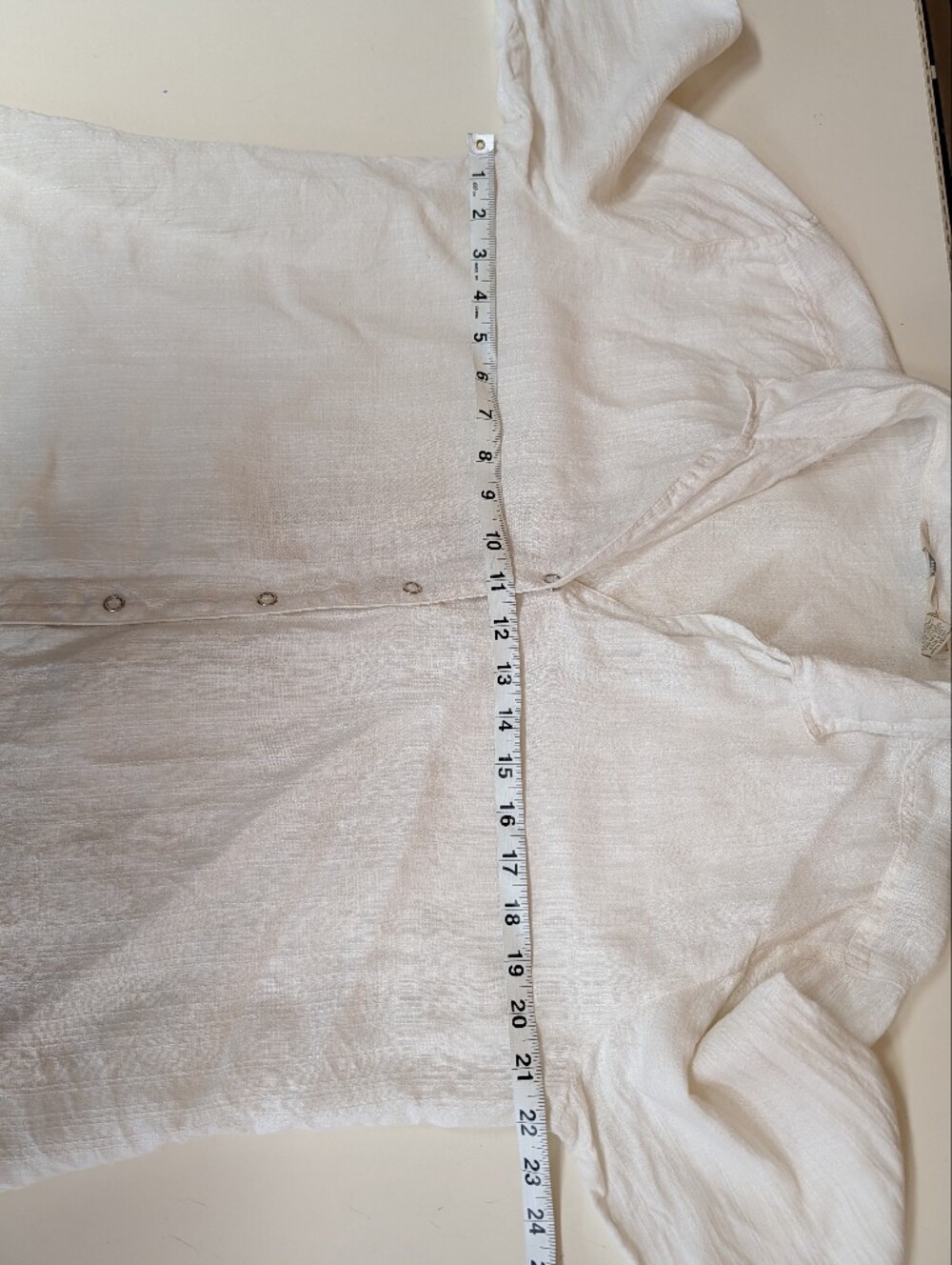 J. Jill 100% Linen Button Front Shirt Top - Picture 10 of 12
